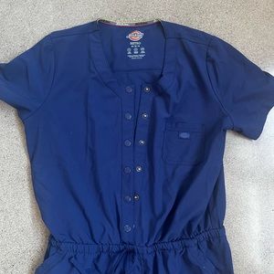 Dickies Navy Blue Scrub Jumpsuit
